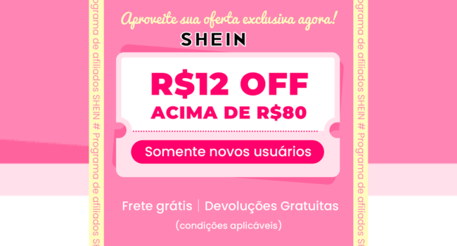 Shein R$ 12 OFF
